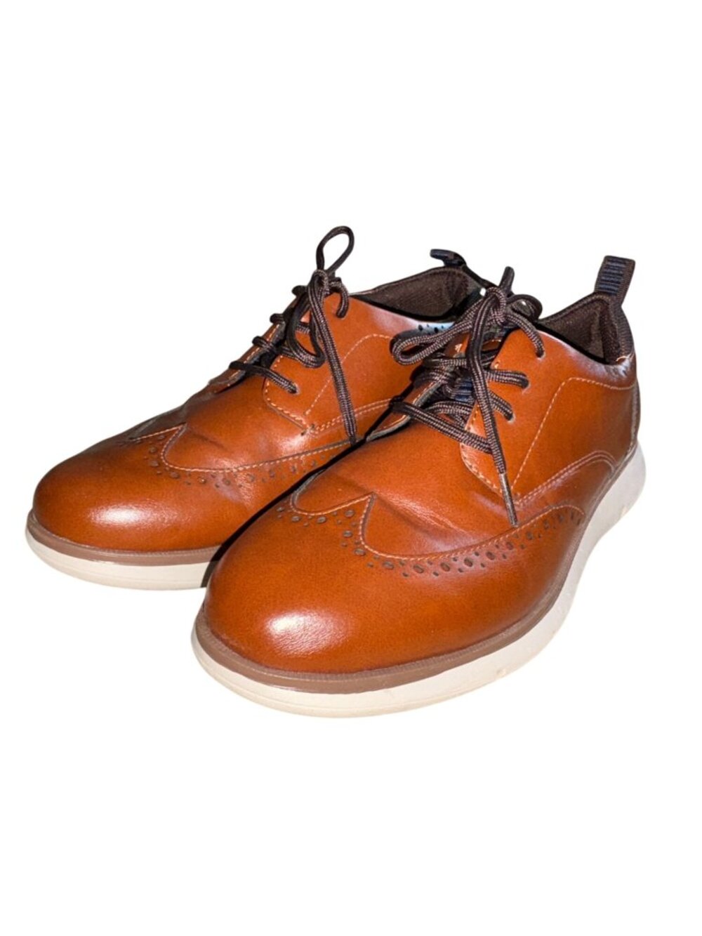 Nunn Bush Mens Stance Wing Tip Oxford Shoes-8M-GUC